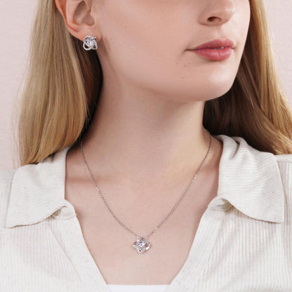 Z-Etsy - Love Knot & Earrings