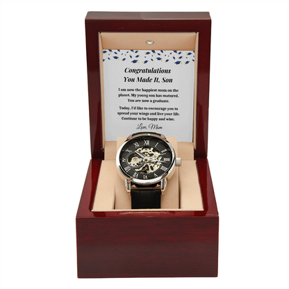 Graduation Gift Him, Graduation Gift Son, Graduation Gifts 2022, Watch For Men - SFM01A