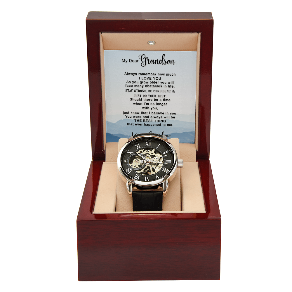 My Dear Granson, Grandson Birthday, Granny's Little Man, Grandson Gift, Gifts for Grandson-GRNDSMAOP
