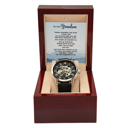 My Dear Granson, Grandson Birthday, Granny's Little Man, Grandson Gift, Gifts for Grandson-GRNDSMAOP