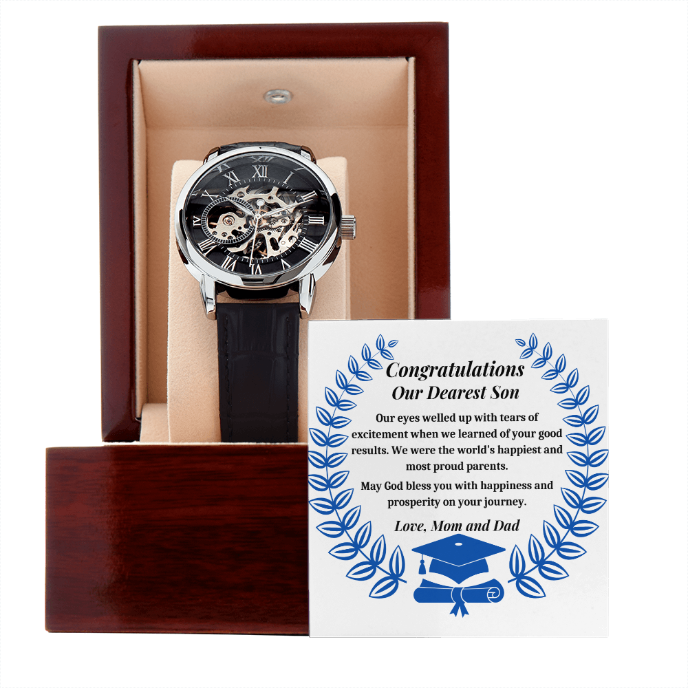 Special Gift For Son, Graduation Gift High School Boy, College Graduation, Watch For Men - SFP01A