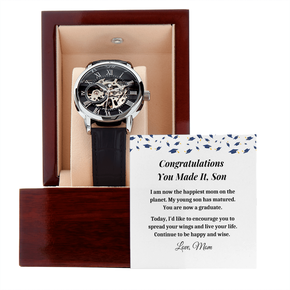 Graduation Gift Him, Graduation Gift Son, Graduation Gifts 2022, Watch For Men - SFM01A