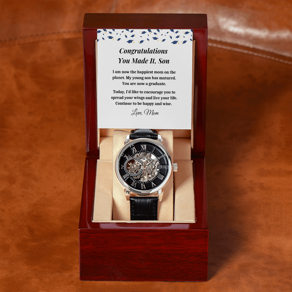 Graduation Gift Him, Graduation Gift Son, Graduation Gifts 2022, Watch For Men - SFM01A