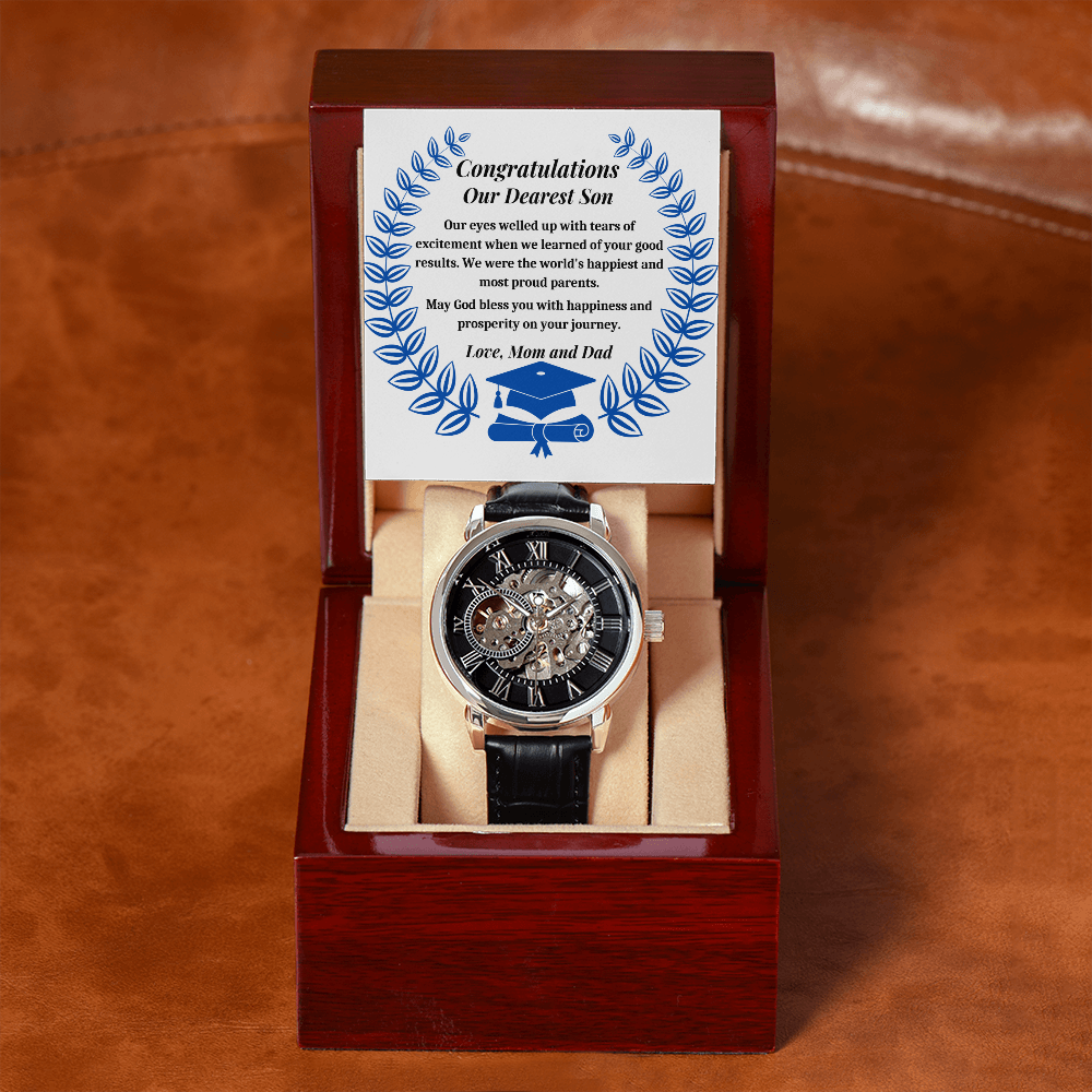 Special Gift For Son, Graduation Gift High School Boy, College Graduation, Watch For Men - SFP01A