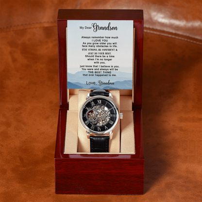 My Dear Granson, Grandson Birthday, Granny's Little Man, Grandson Gift, Gifts for Grandson-GRNDSMAOP