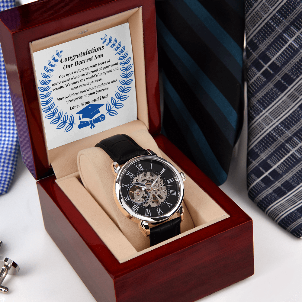 Special Gift For Son, Graduation Gift High School Boy, College Graduation, Watch For Men - SFP01A