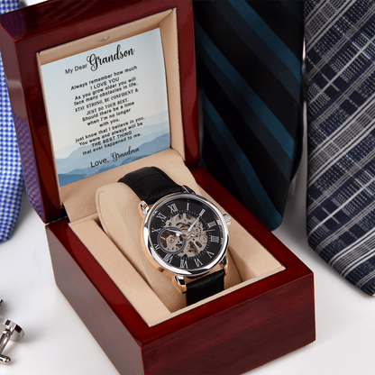 My Dear Granson, Grandson Birthday, Granny's Little Man, Grandson Gift, Gifts for Grandson-GRNDSMAOP