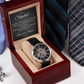 Stepdad Gift from Son,  Open Watch Gift for Father's Day DADFS01B
