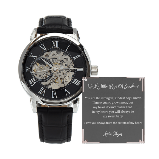 A Gift  For My Son, Birthday For Son, Gift For Teen Son, Watch For Son, Wedding Gift For Son, Watch For Men - SFM01OW