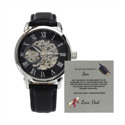 Graduation Watch, Graduation Gift Son, Graduation Gifts 2022,  Graduation Gift High School Boy, Graduation Gift College Male - SFD01