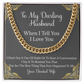 Sweetest Day Gifts For Him, Anniversary Gifts For Husband, Birthday Gift From Wife, Husband Necklace - HFW05CN