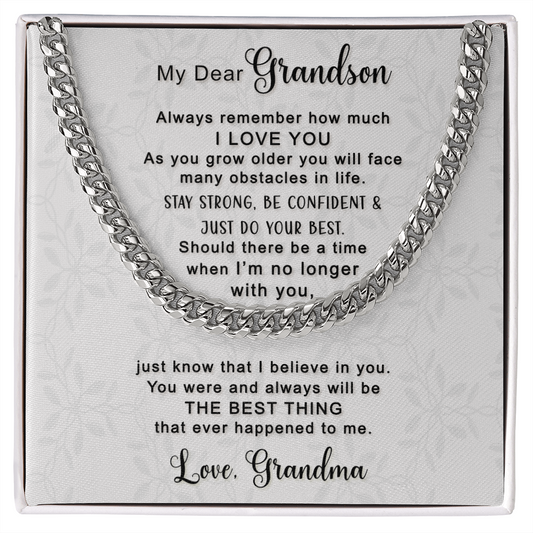 Grandma's Gift For Grandson, Gift For Grandson  Grandma Gift, Grandson Birthday, Granny's Little Man, Grandson Gift -GRNDSFGRMA