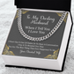 Sweetest Day Gifts For Him, Anniversary Gifts For Husband, Birthday Gift From Wife, Husband Necklace - HFW05CN