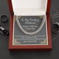 Sweetest Day Gifts For Him, Anniversary Gifts For Husband, Birthday Gift From Wife, Husband Necklace - HFW05CN
