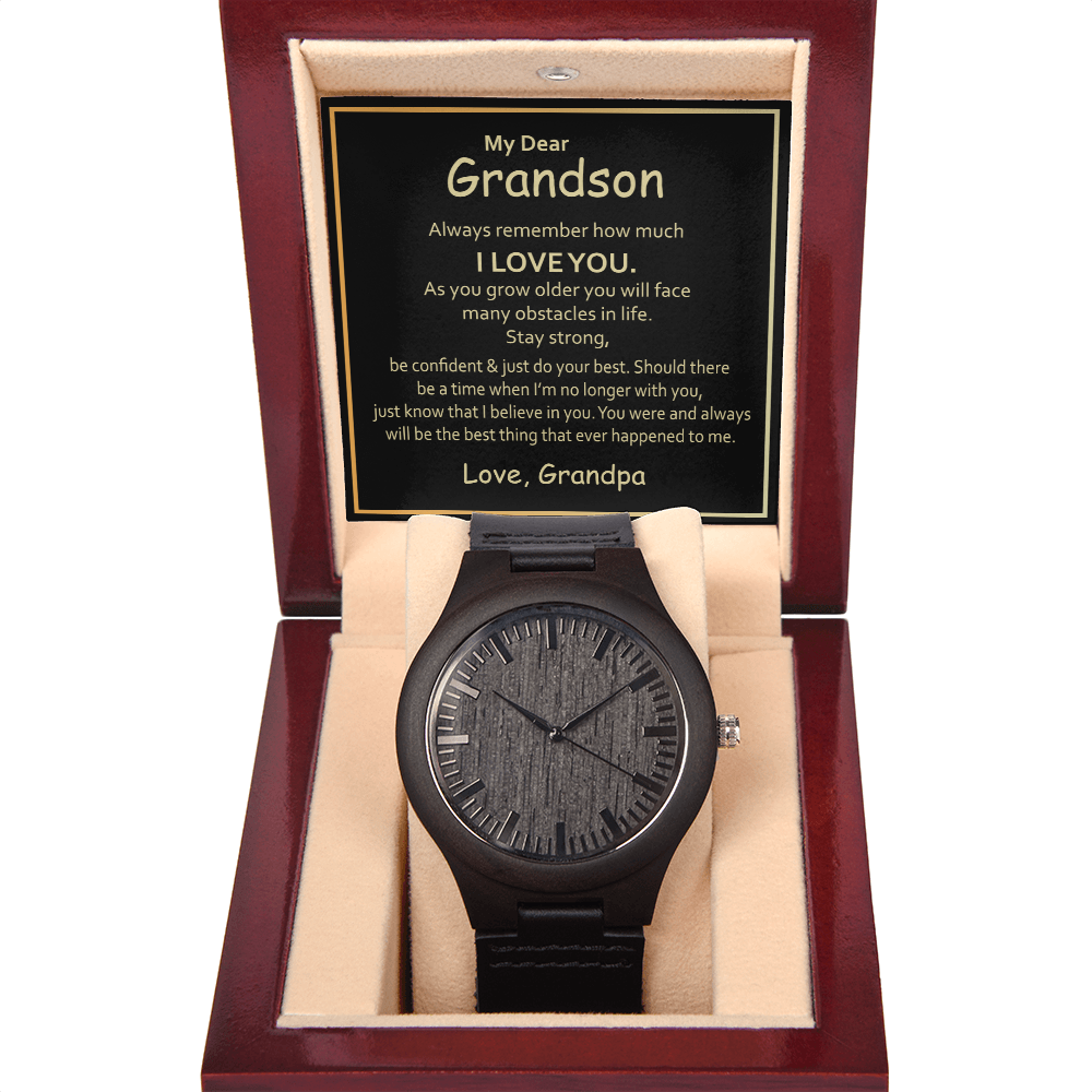 Grandson Wedding Day Gifts, Grandson Keepsake, Christmas Gift for Grandson, Grandson Birthday Gifts-GRNDSPAWW