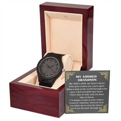 My Adored Grandson, Grandson For Birthday Graduation Wedding Grandson Christmas Gift-GRNDS05WW