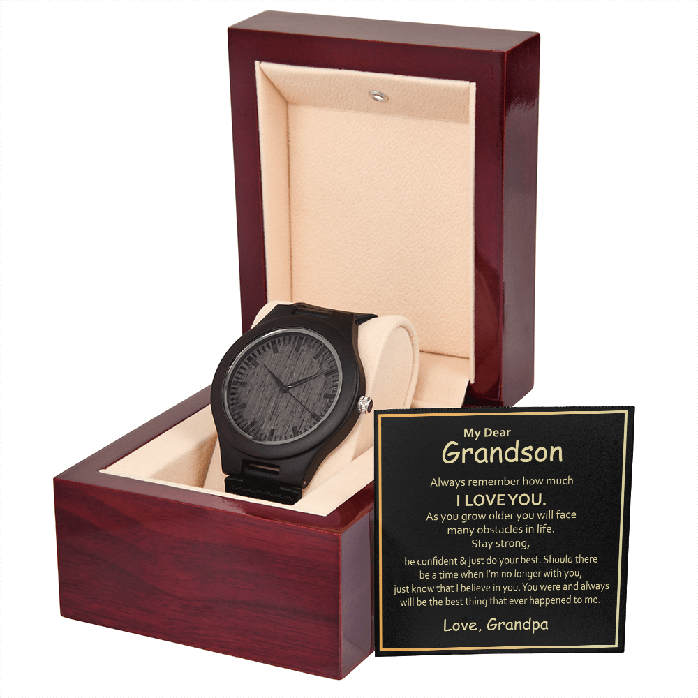Grandson Wedding Day Gifts, Grandson Keepsake, Christmas Gift for Grandson, Grandson Birthday Gifts-GRNDSPAWW