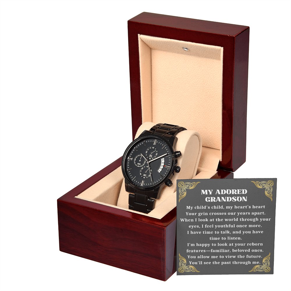Grandson Birthday, For My Grandson, Gifts For Grandson, Watch For Men-GRNDS05BC