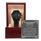 Watch For Men, Anniversary Gifts For Husband, Husband Birthday Gift From Wife, Husband Gift Watch - HFW05BCW