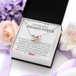 Niece Gift, To My Beloved Badass Niece Necklace, Niece Gift From Aunt Birthday Graduation Gift iheNFA24