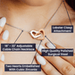 Wife My Darling Interlocking Heart - Necklace