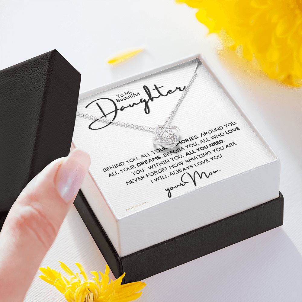 To My Daughter, Gift from Mom, Birthday, Graduation, Holidays FBDFGEN16-LKZ