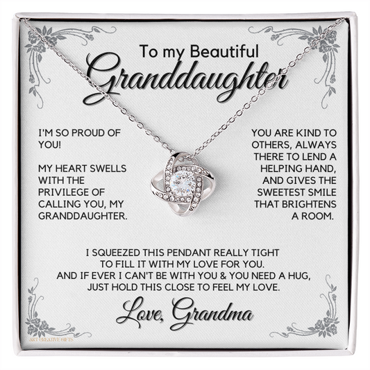 Granddaughter Gift from Grandma, Gift for Graduation, Birthday, Mother's Day, 14K Necklace, lkaGDFGM27