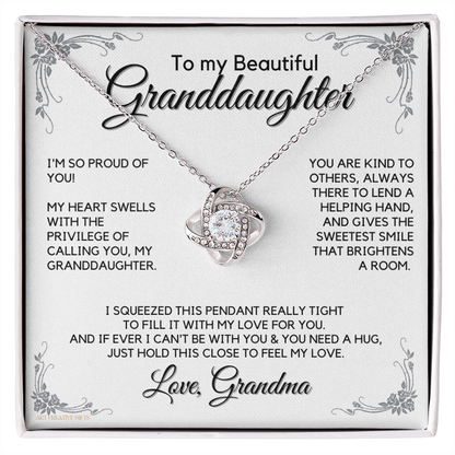 Granddaughter Gifts from Grandma, Gift for Graduation, Birthday, Mother's Day, Anniversary, 14K Necklace, lkeGDFGM27