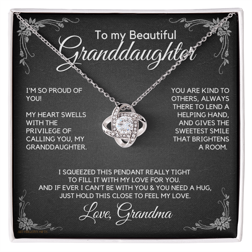 Granddaughter Gift from Grandma, Gift for Graduation, Birthday, Mother's Day, 14K Necklace, lkaGDFGM28