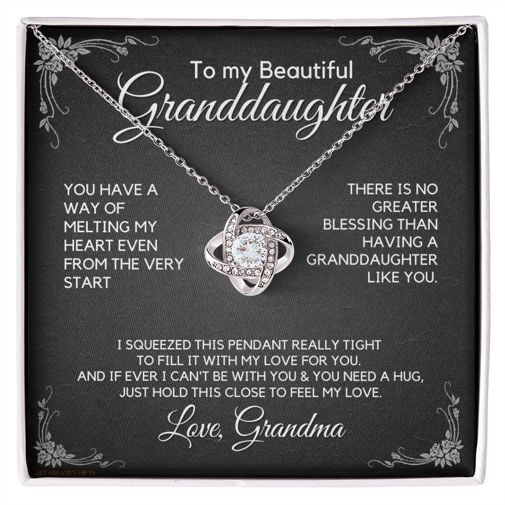 Granddaughter Gift from Grandma, Gift for Graduation, Birthday, Mother's Day, 14K Necklace, lkaGDFGM22