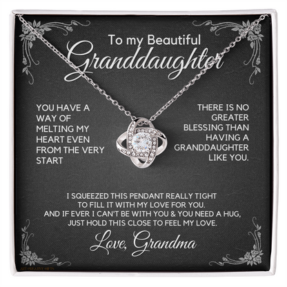 Granddaughter Gift from Grandma, Gift for Graduation, Birthday, Mother's Day, 14K Necklace, lkaGDFGM22