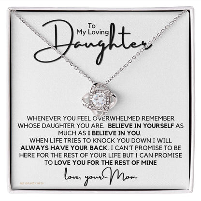 To My Daughter, Gift from Mom, Birthday, Graduation, Holidays FBDFGEN17-LKZ