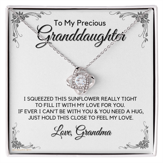 Granddaughter Gifts from Grandma, Gift for Graduation, Birthday, Mother's Day, Anniversary, 14K Necklace, lkeGDFGM24