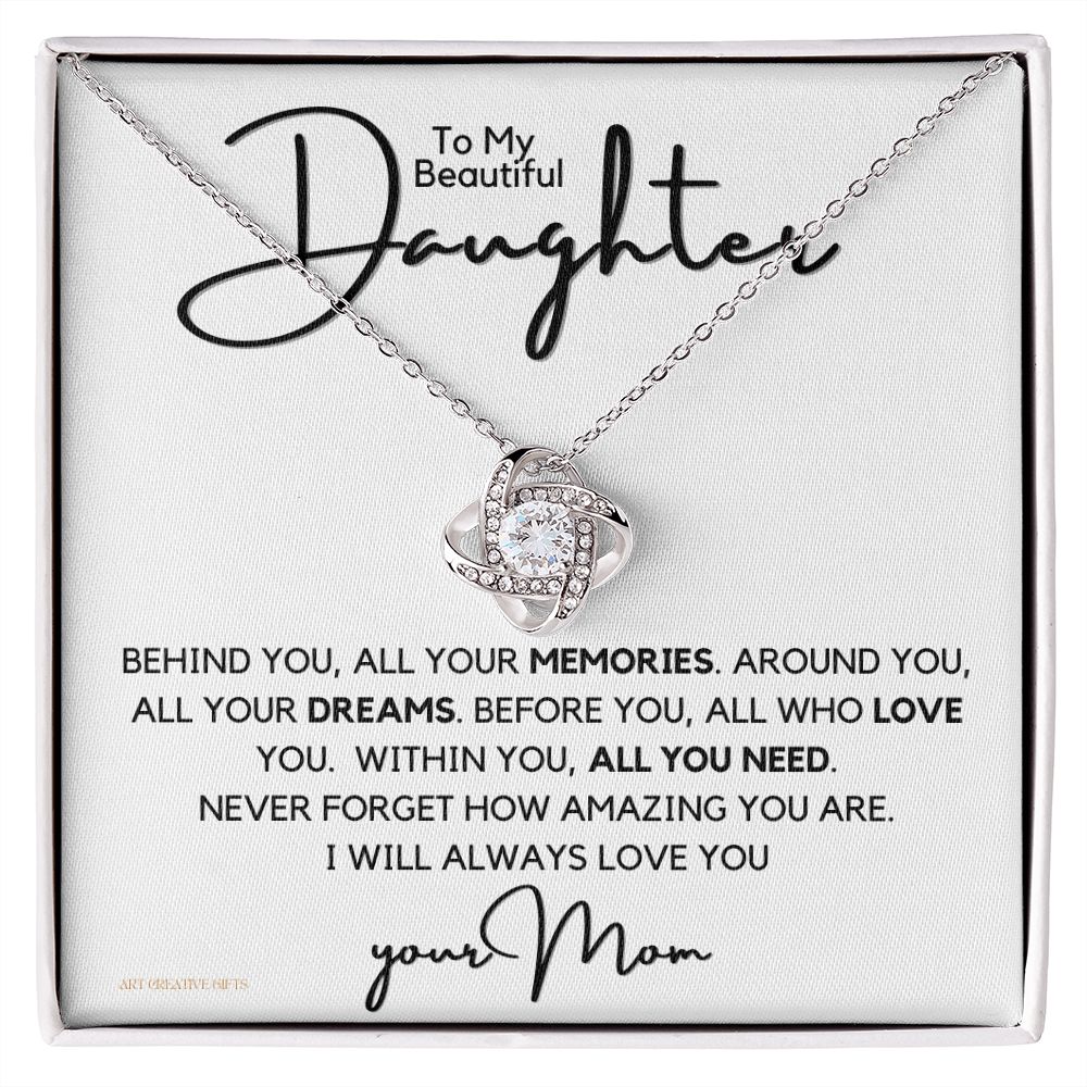 To My Daughter, Gift from Mom, Birthday, Graduation, Holidays FBDFGEN16-LKZ