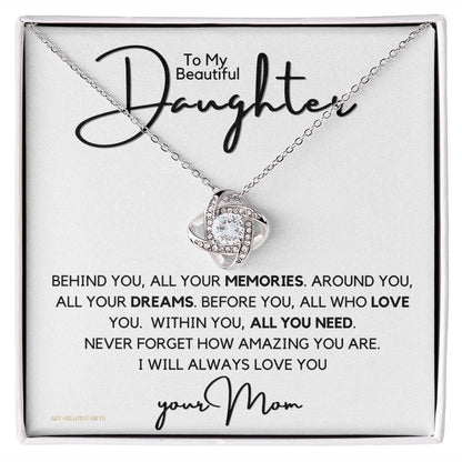 To My Daughter, Gift from Mom, Birthday, Graduation, Holidays FBDFGEN16-LKZ