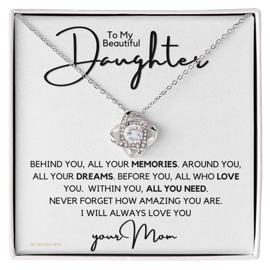To My Daughter, Gift from Mom, Birthday, Graduation, Holidays FBDFGEN16-LKZ