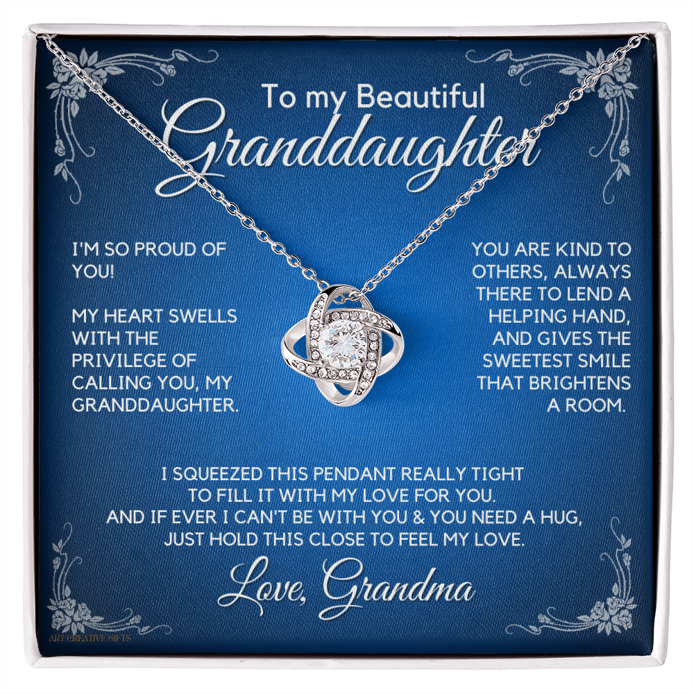 Granddaughter Gift from Grandma, Gift for Graduation, Birthday, Mother's Day, 14K Necklace, lkaGDFGM29
