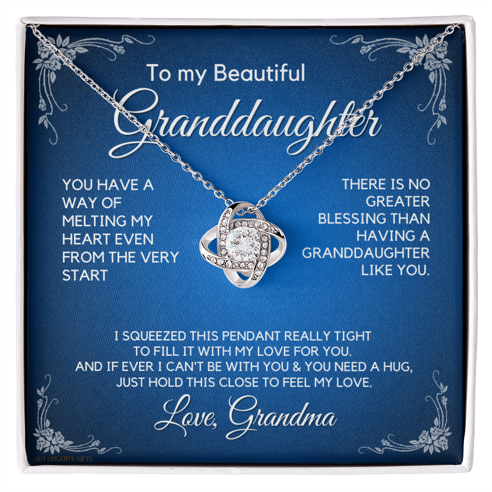 Granddaughter Gift from Grandma, Gift for Graduation, Birthday, Mother's Day, 14K Necklace, lkaGDFGM23