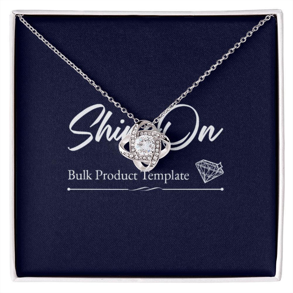 Z-Etsy - Love Knot Necklace