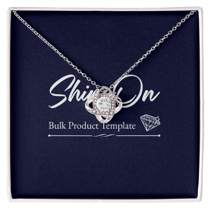 Z-Etsy - Love Knot Necklace