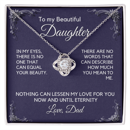 Daughter Gift from Dad, Daughter Graduation Gift, Father Daughter Gift, College Grad Gift, Graduation Present, 14K Necklace aDFD03B