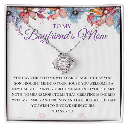 Gift for Boyfriend's Mom, Boyfriend's Mom Gift, To My Boyfriends Mom Gift, Meaningful Gift, Boyfriends Mom Necklace keBFM01D