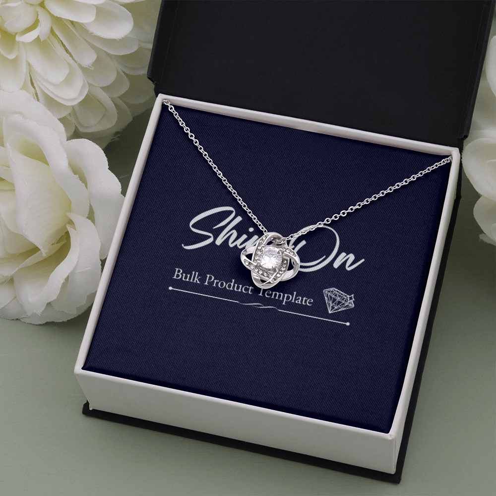 Z-Etsy - Love Knot Necklace