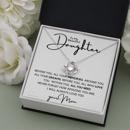 To My Daughter, Gift from Mom, Birthday, Graduation, Holidays FBDFGEN16-LKZ