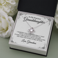 Granddaughter Gifts from Grandma, Gift for Graduation, Birthday, Mother's Day, Anniversary, 14K Necklace, lkeGDFGM24