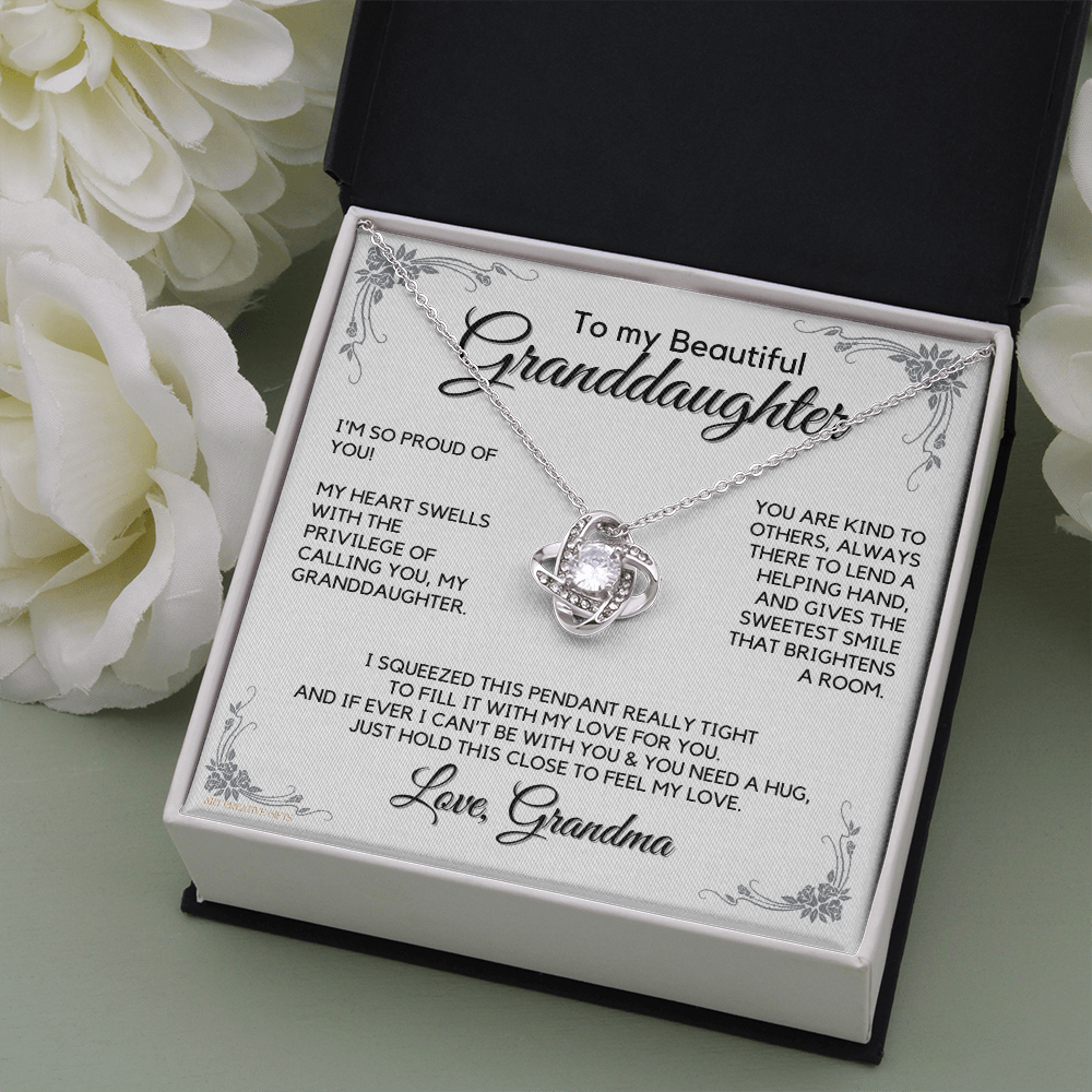 Granddaughter Gifts from Grandma, Gift for Graduation, Birthday, Mother's Day, Anniversary, 14K Necklace, lkeGDFGM27