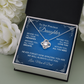 Daughter Gift from Mom & Dad, Daughter Graduation Gift, Father Daughter Gift, College Grad Gift, Graduation Present, 14K Necklace keDFD05B
