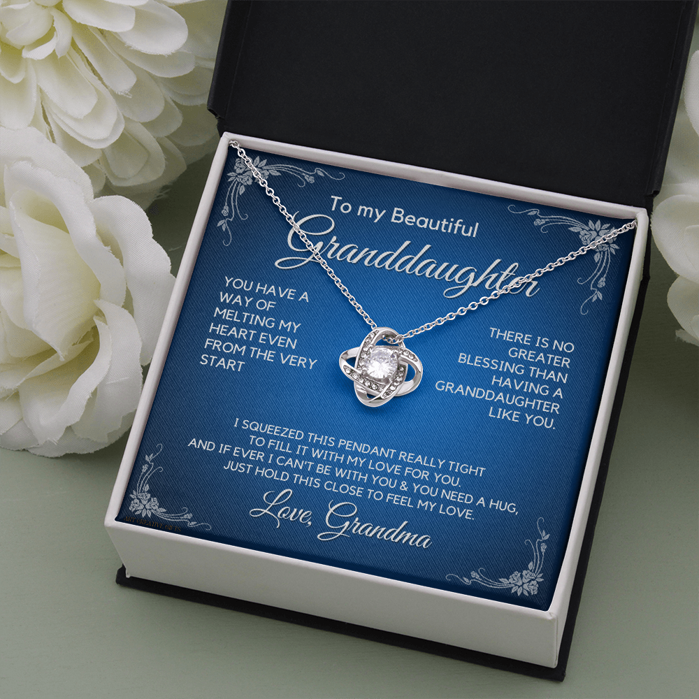 Granddaughter Gifts from Grandma, Gift for Graduation, Birthday, Mother's Day, Anniversary, 14K Necklace, lkeGDFGM23