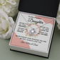 Daughter Gift from Dad, College High School Graduation, Daughter Birthday Jewelry Gift From Dad, keDFD05C
