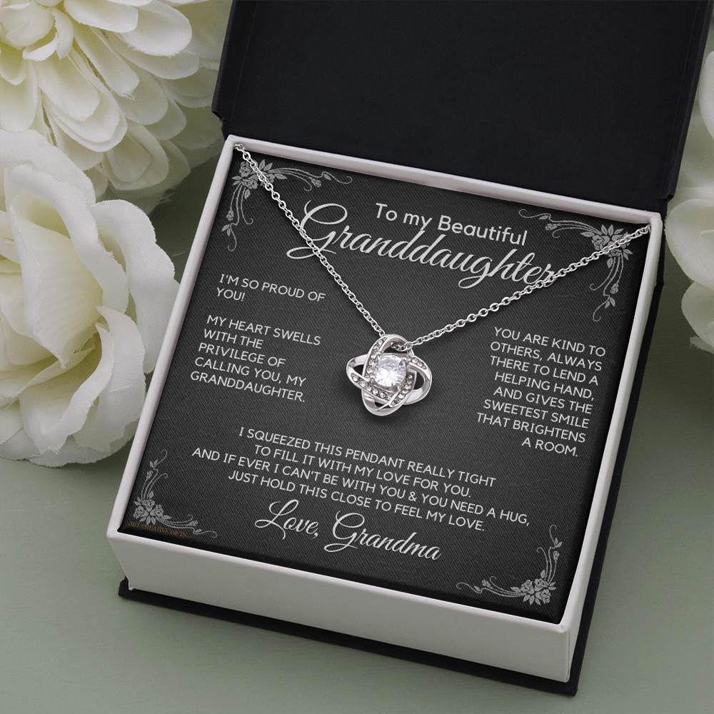 Granddaughter Gifts from Grandma, Gift for Graduation, Birthday, Mother's Day, Anniversary, 14K Necklace, lkeGDFGM28